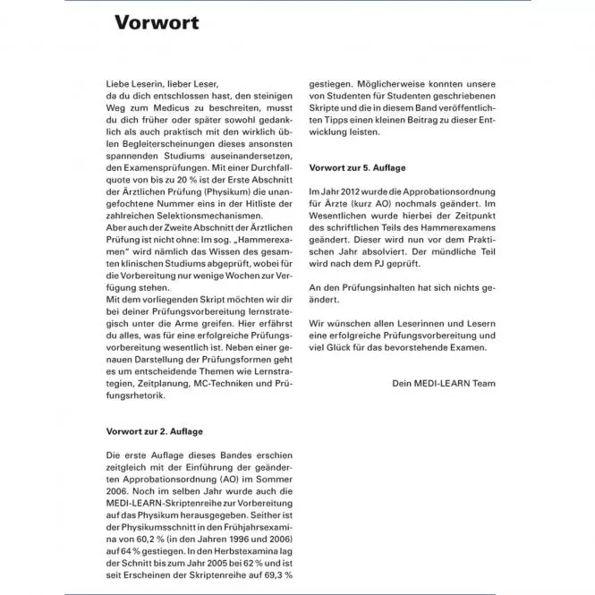 MEDI-LEARN Skriptenreihe: Lernstrategien
