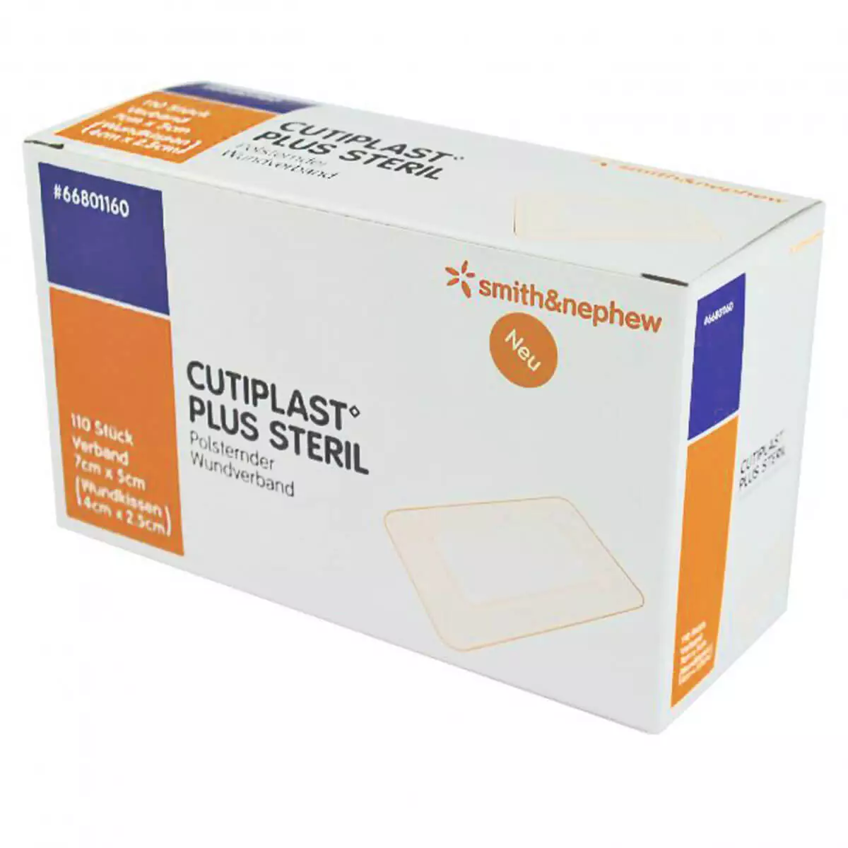 Smith & Nephew Cutiplast Plus Steril Vliesstoffverband