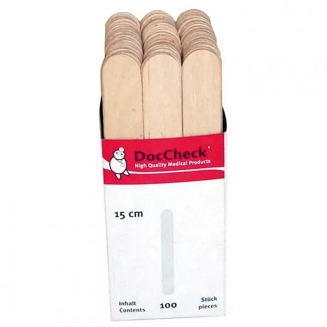 DocCheck Tools Holzmundspatel, unsteril
