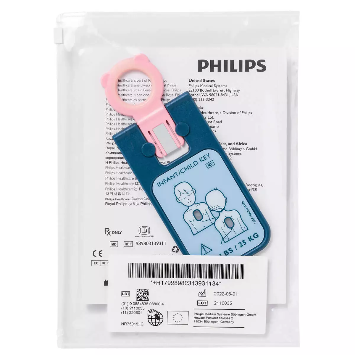 Philips Kinderschlüssel für Heartstart FRx