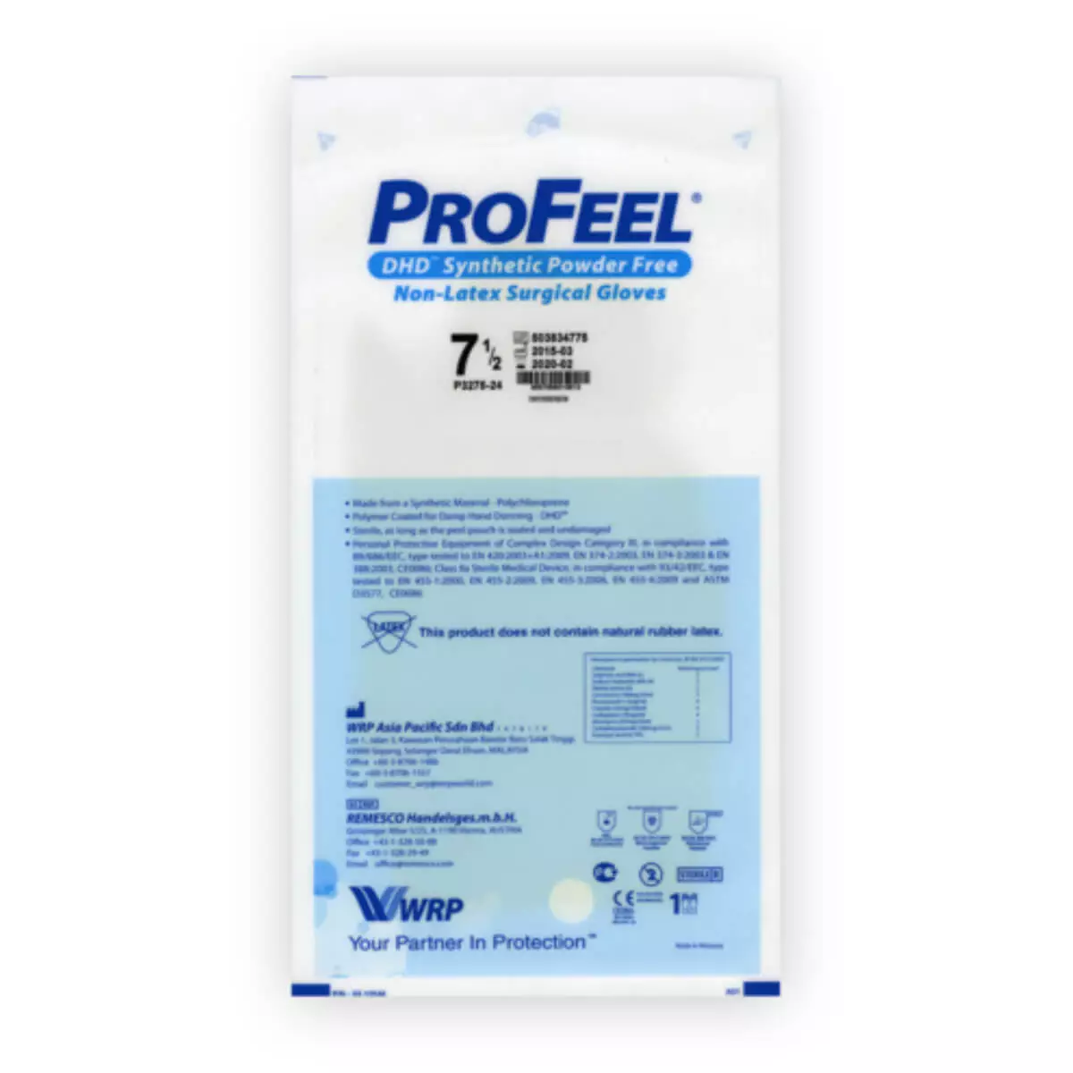 WRP ProFeel DHD Synthetic latexfreie OP-Handschuhe