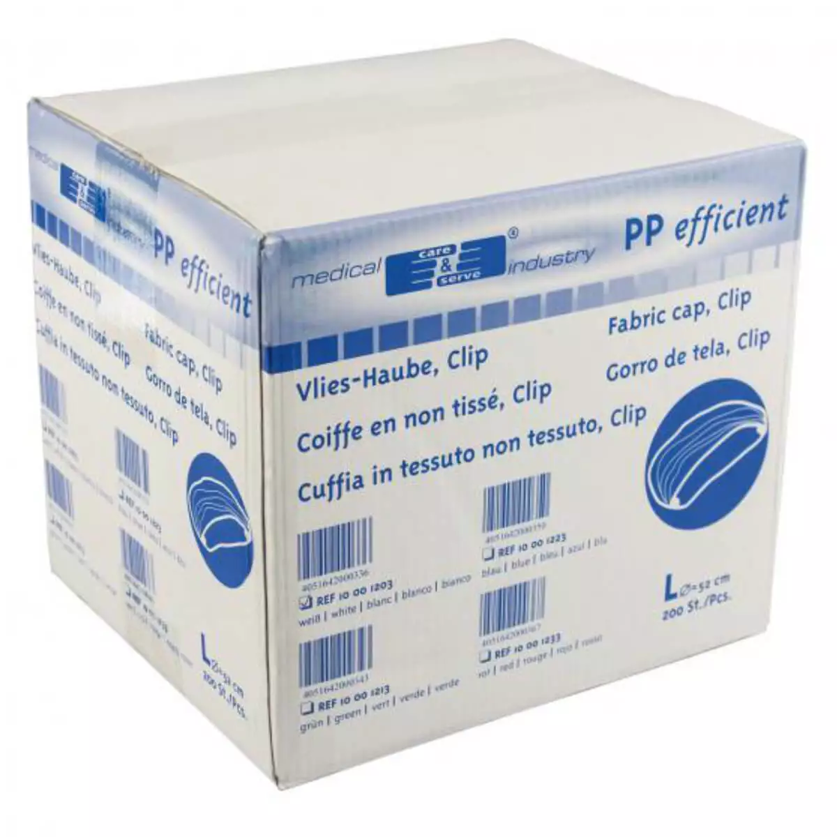 WIROS Vlies-Haube in Clipform