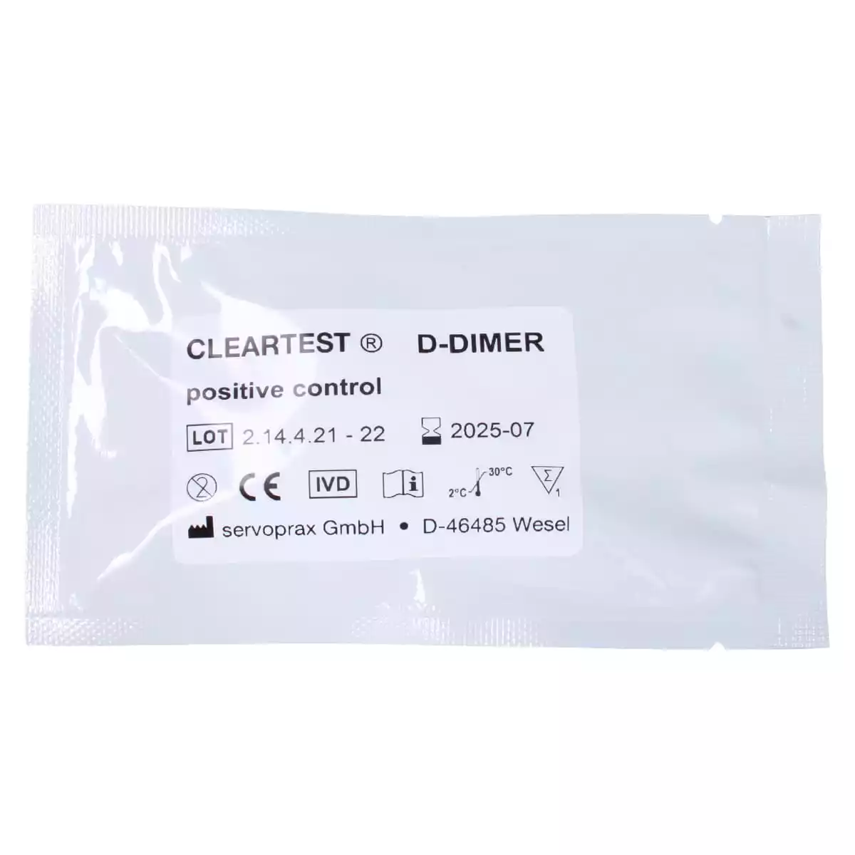 servoprax Cleartest Control Kit D-Dimer
