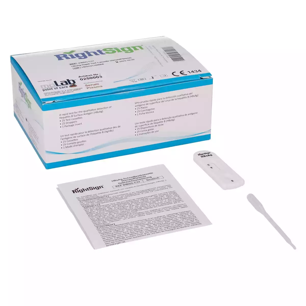 RightSign HBsAg Hepatitis B Antigentest