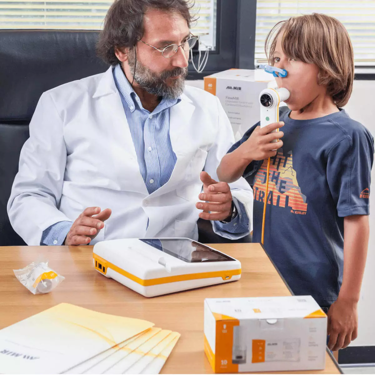 MIR Spirolab Touchscreen Tisch-Spirometer