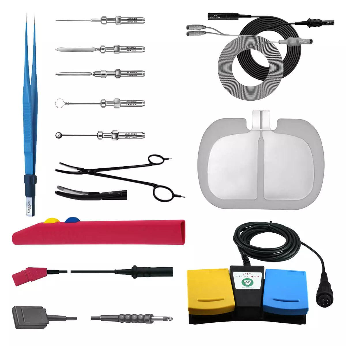 MICROMED Chirurgie-Zubehörsatz für MD touch 200 Elektrochirurgiegerät