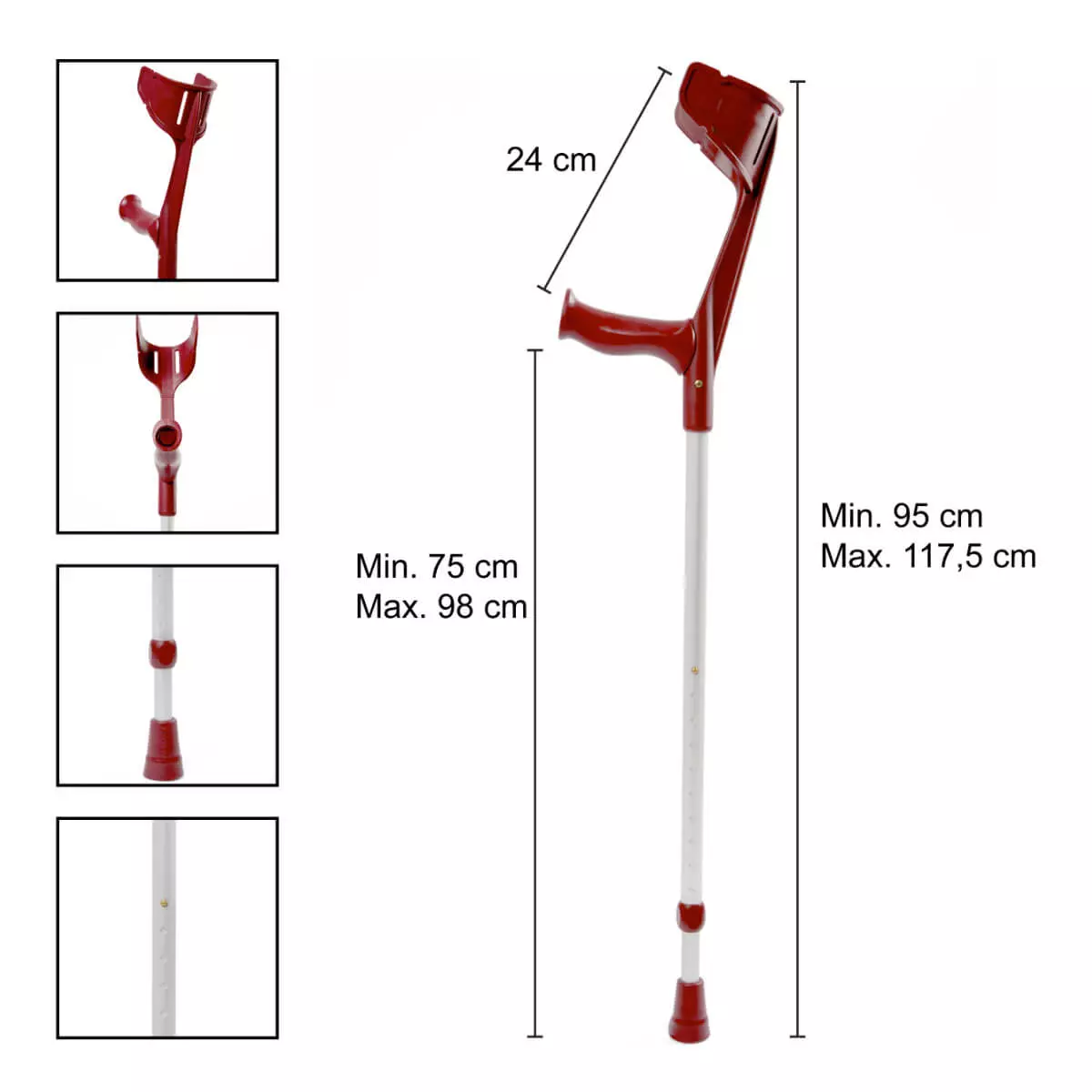 Pulox REBOTEC MAGIC-SOFT Unterarmgehstütze
