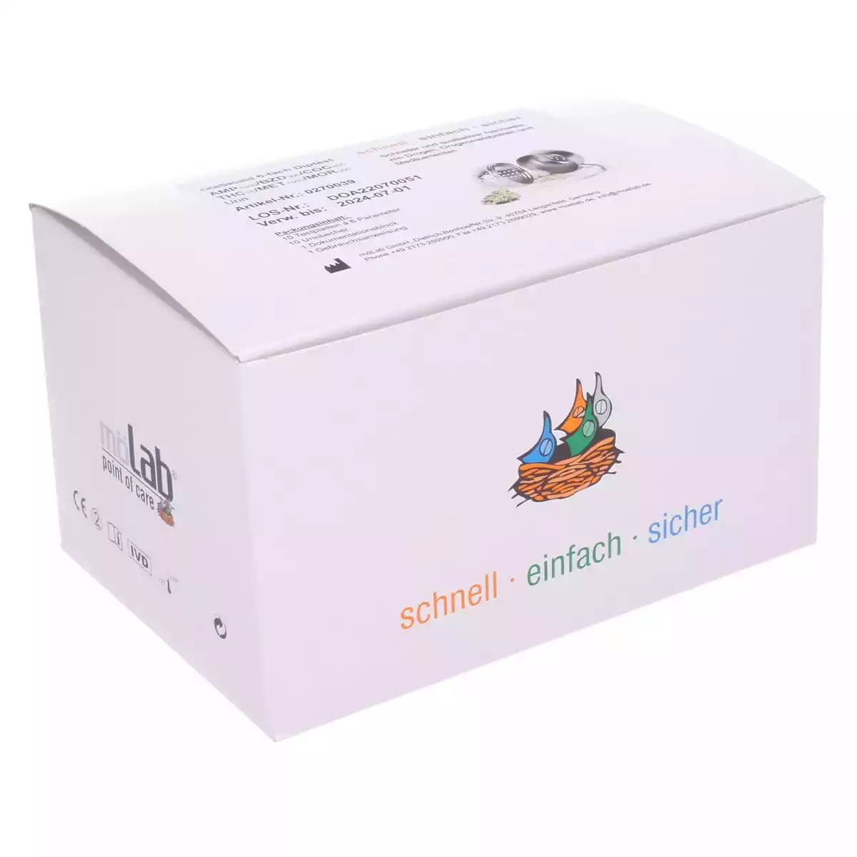 möLab OneSecond Drogen Multi-Dip Schnelltest