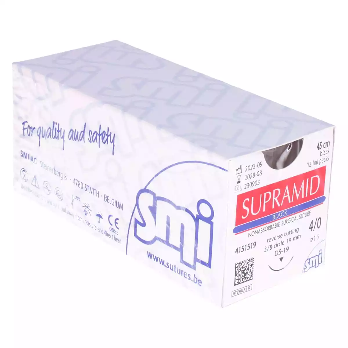 SMI Supramid Black Nahtmaterial SMI Supramid Black Nahtmaterial