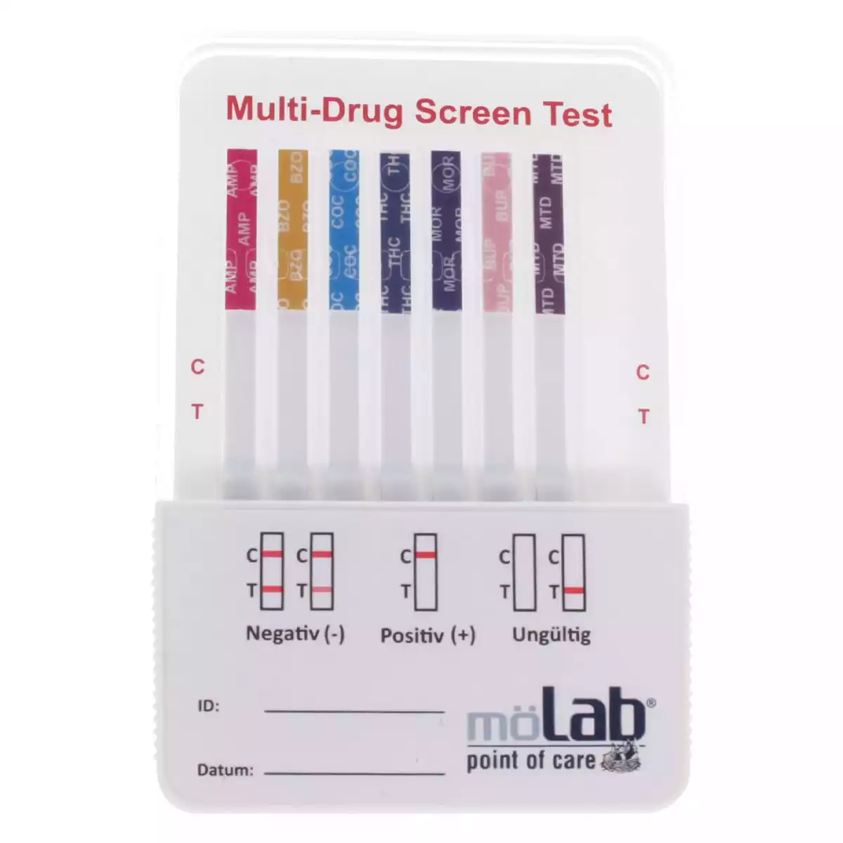 möLab OneSecond Drogen Multi-Dip Schnelltest möLab OneSecond Drogen Multi-Dip Schnelltest