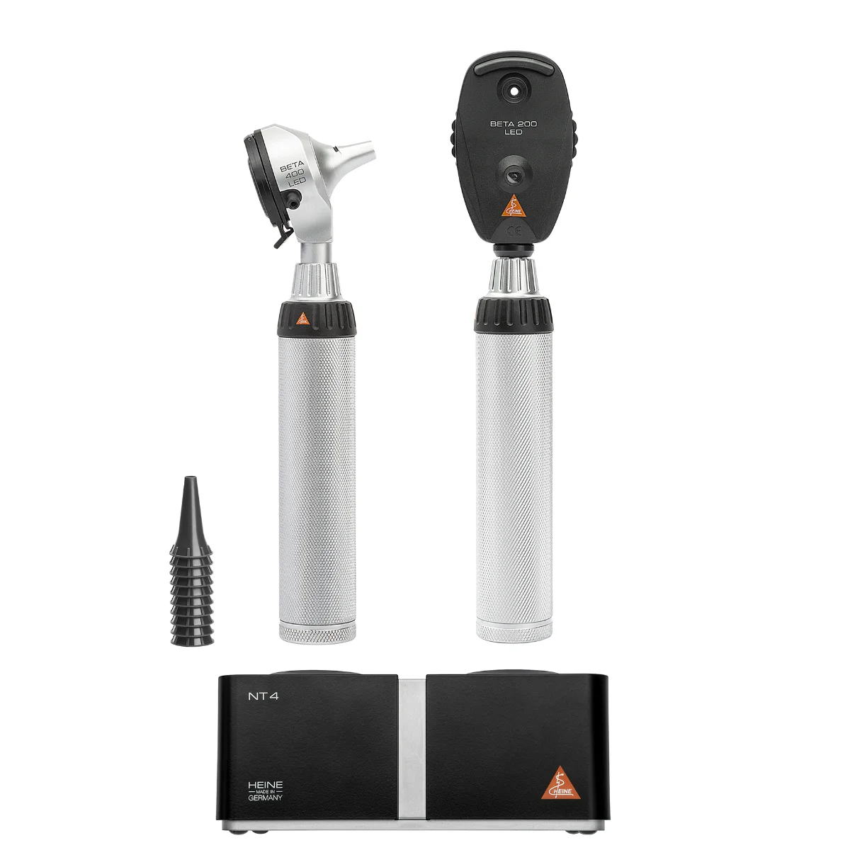 HEINE Optotechnik HEINE BETA 400 LED F.O. Otoskop & BETA 200 LED Ophthalmoskop im Set