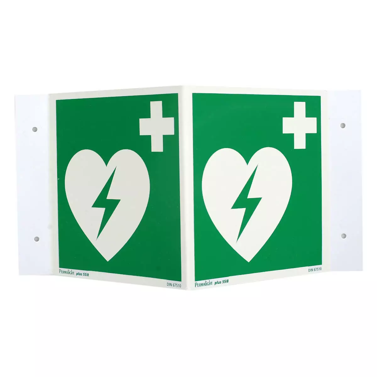 Defibtech Defibrillator Winkelschild