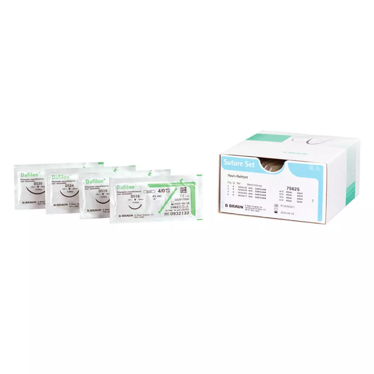 B. Braun Dafilon Haut-Naht-Set