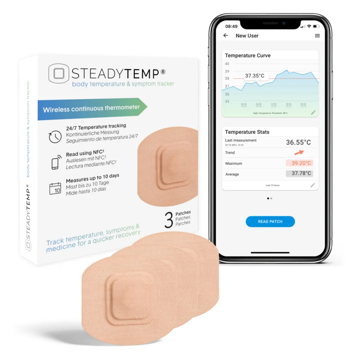 SteadySense SteadyTemp – Smartes Thermometer