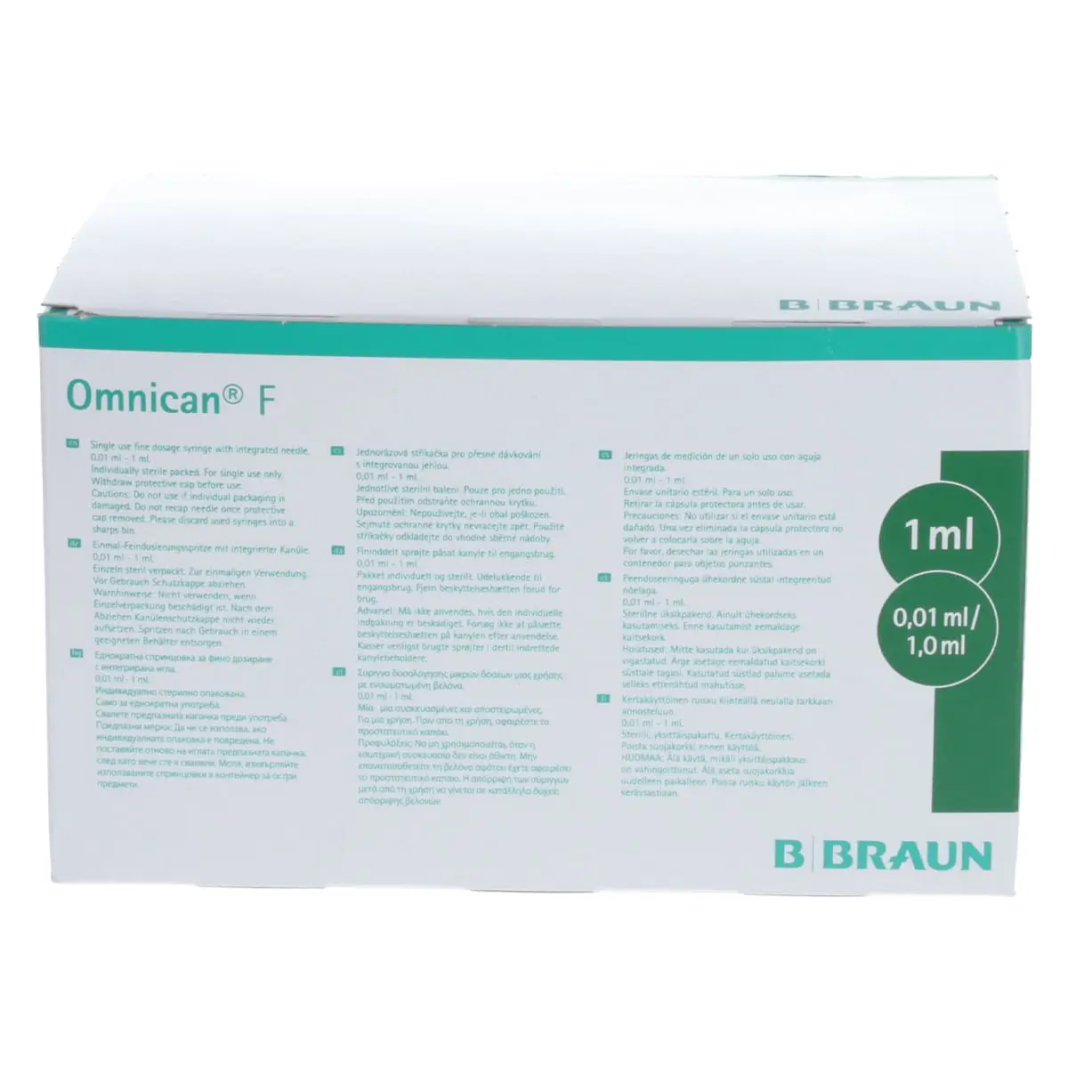 B. Braun Omnican-F Feindosierungsspritzen B. Braun Omnican-F Feindosierungsspritzen