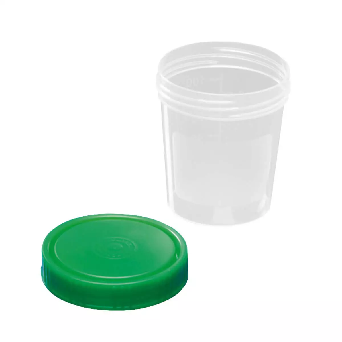 Böttger Urinbecher mit Schraubverschluss