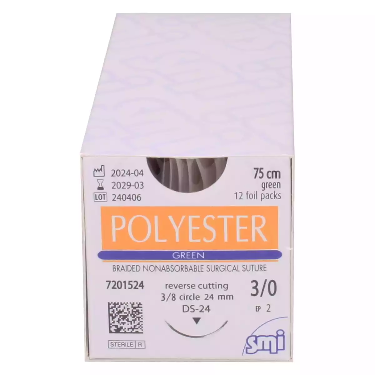 SMI Polyester Green Nahtmaterial