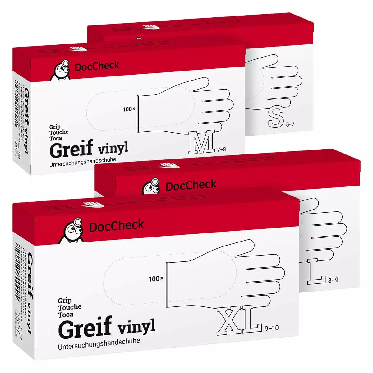 DocCheck Tools Handschuhe "Greif vinyl"