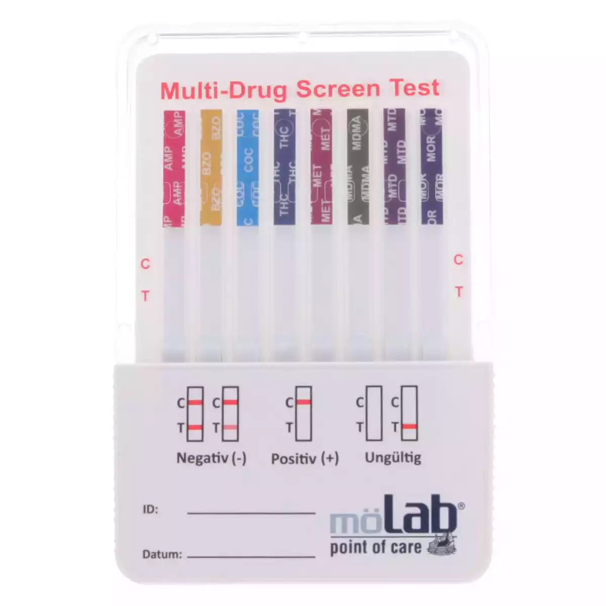 möLab OneSecond Drogen Multi-Dip Schnelltest möLab OneSecond Drogen Multi-Dip Schnelltest