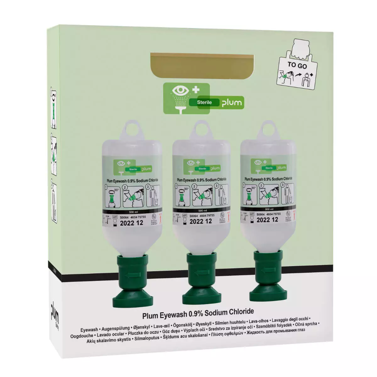 Plum Augenspülung steril mit 0,9 % NaCl – 500 ml Plum Augenspülung steril mit 0,9 % NaCl – 500 ml