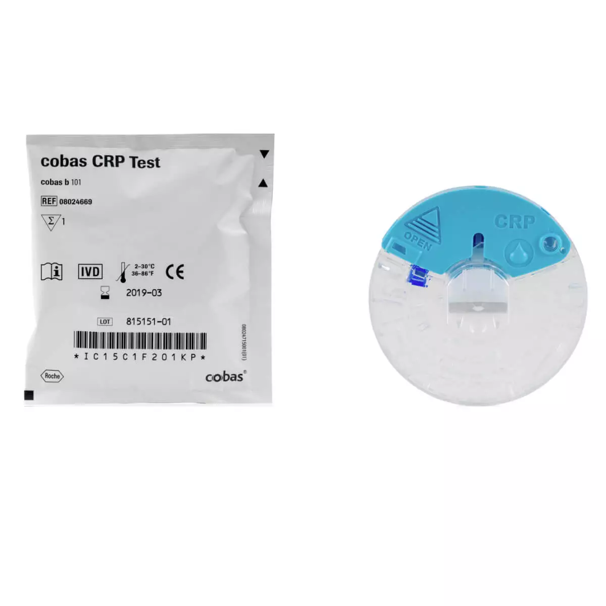 Roche cobas b 101 CRP Test
