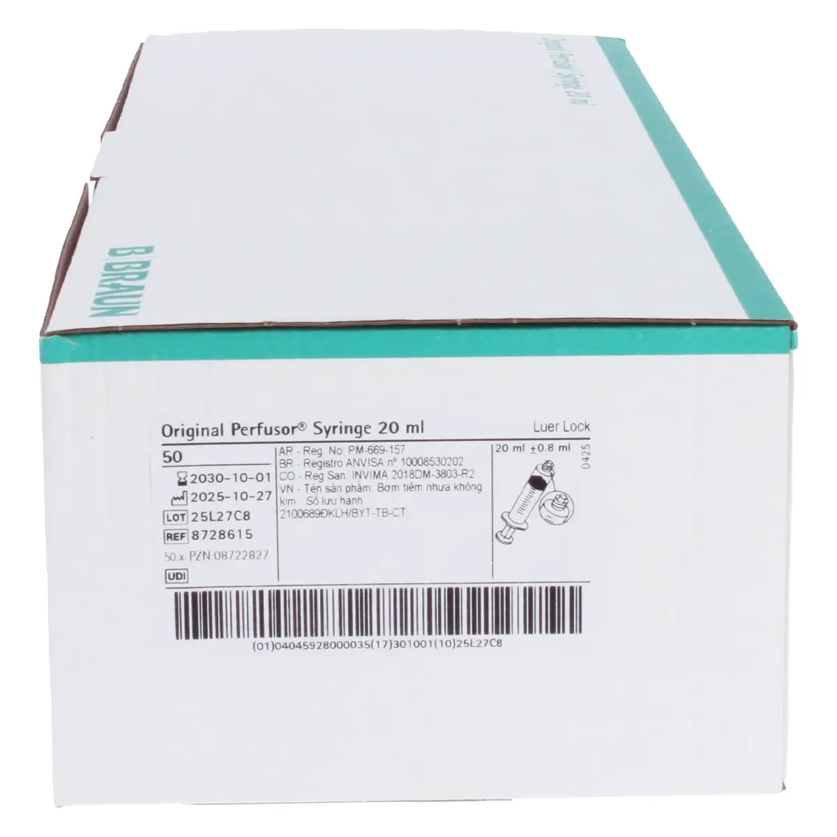 B. Braun Original-Perfusor-Spritzen 20 ml B. Braun Original-Perfusor-Spritzen 20 ml