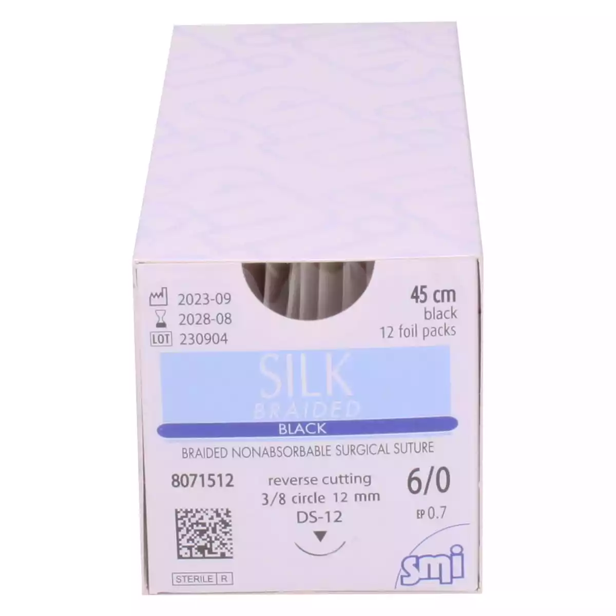 SMI Silk Braided Black Nahtmaterial