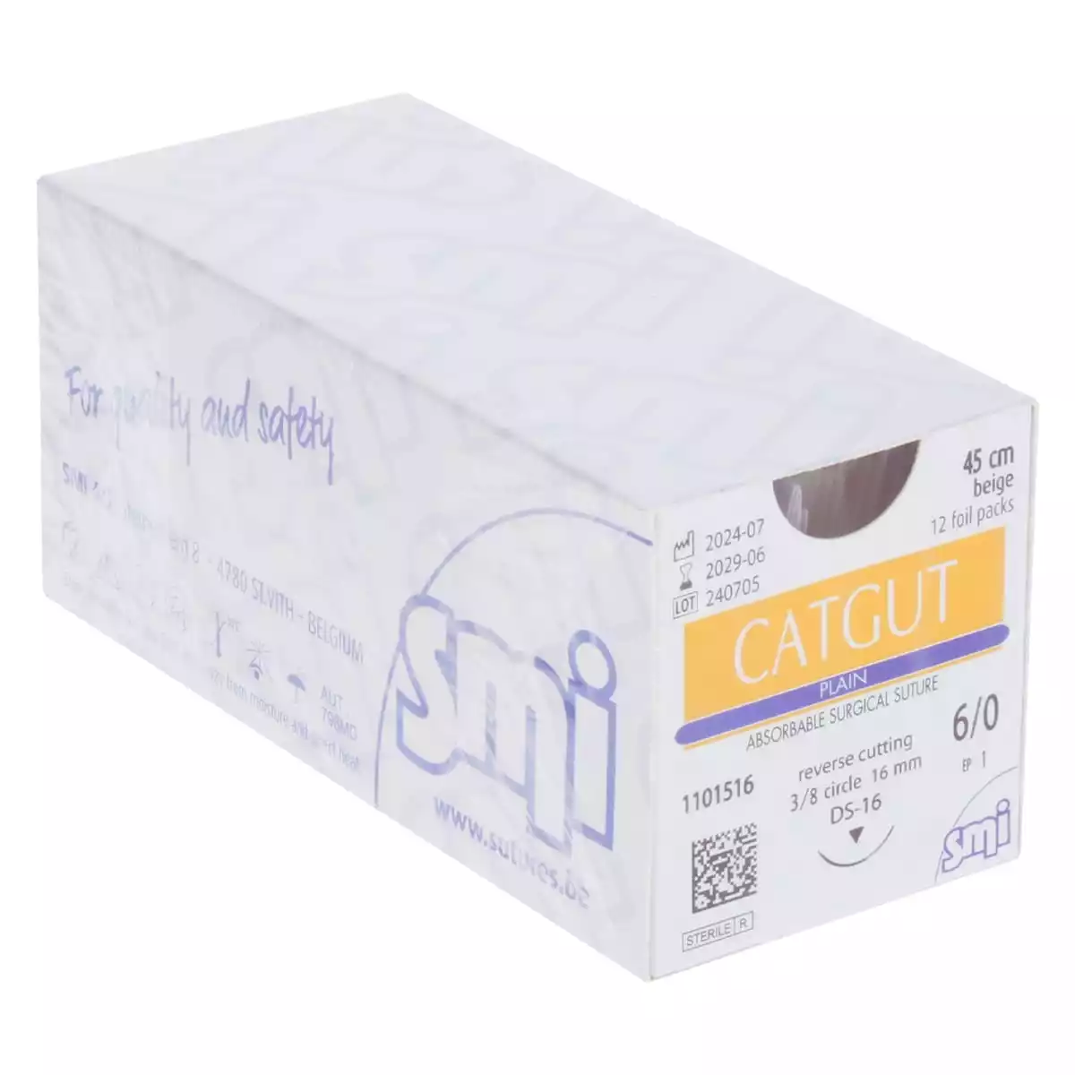 SMI Catgut Plain Nahtmaterial für Veterinärchirurgie SMI Catgut Plain Nahtmaterial für Veterinärchirurgie