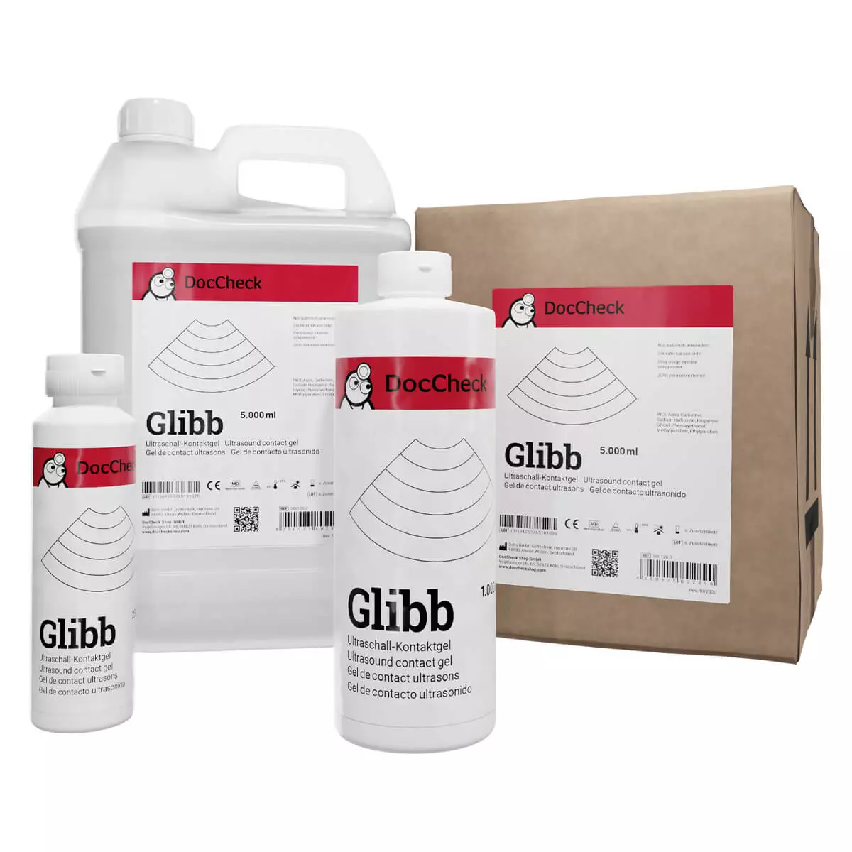 DocCheck Tools Ultraschall Kontaktgel "Glibb"