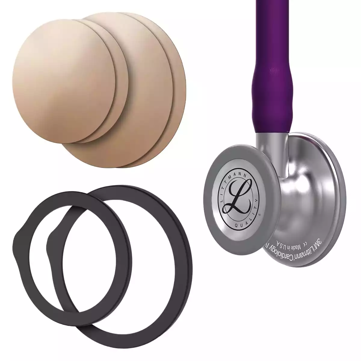 DocCheck Thïngs Spar-Bundle: Littmann® Cardiology IV™ Stethoskop + antimikrobielle Kupfermembran "Drums" DocCheck Thïngs Spar-Bundle: Littmann® Cardiology IV™ Stethoskop + antimikrobielle Kupfermembran "Drums"
