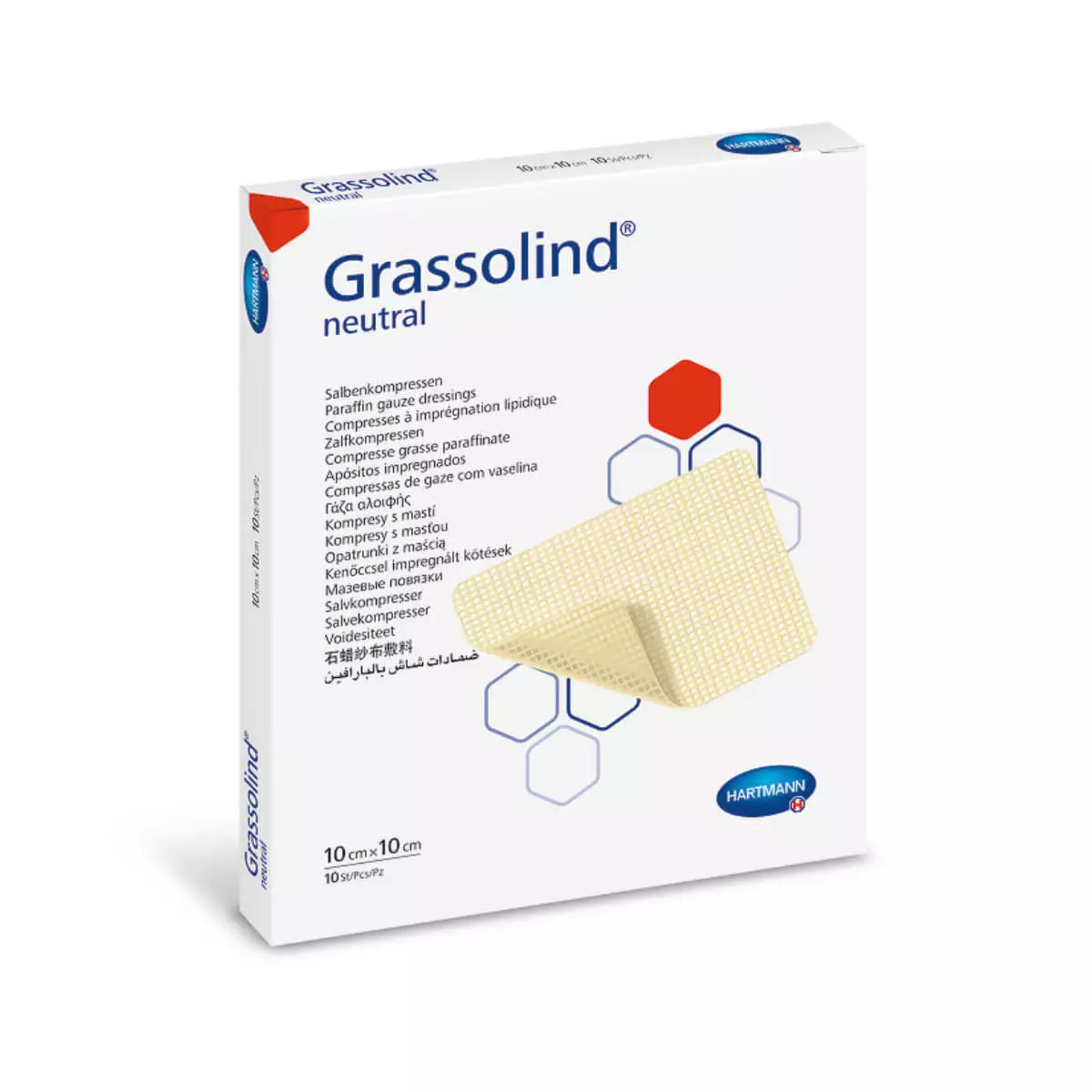 HARTMANN Grassolind neutral Salbenkompressen