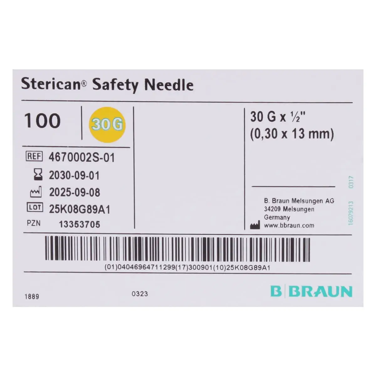 B. Braun Sterican Safety Kanüle B. Braun Sterican Safety Kanüle