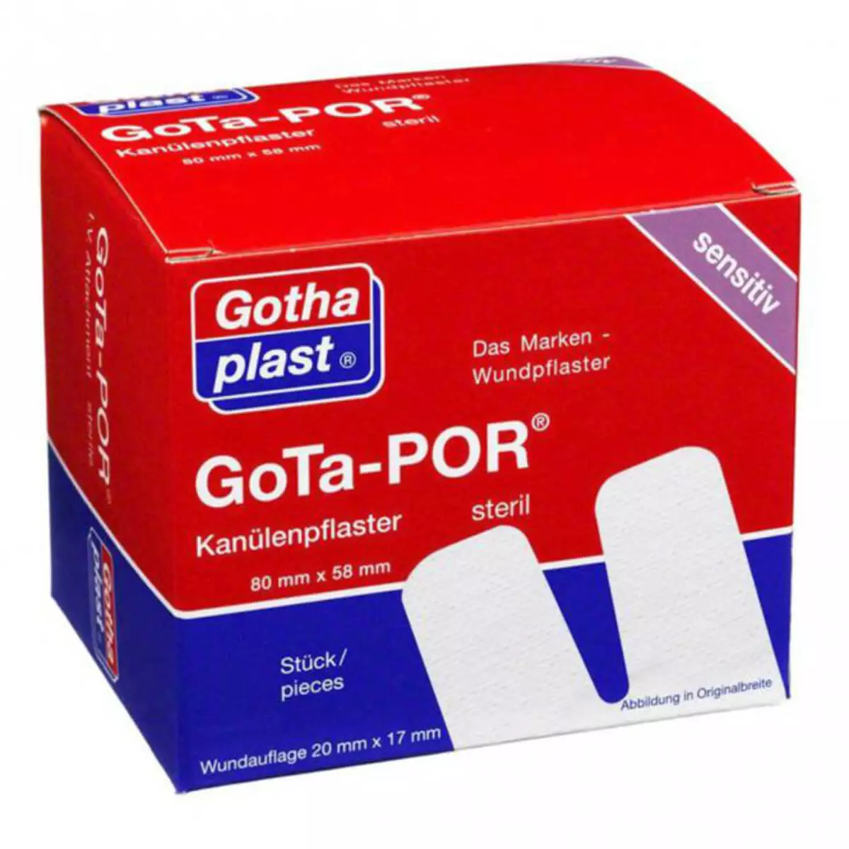 Gothaplast Kanülenpflaster GoTa-POR