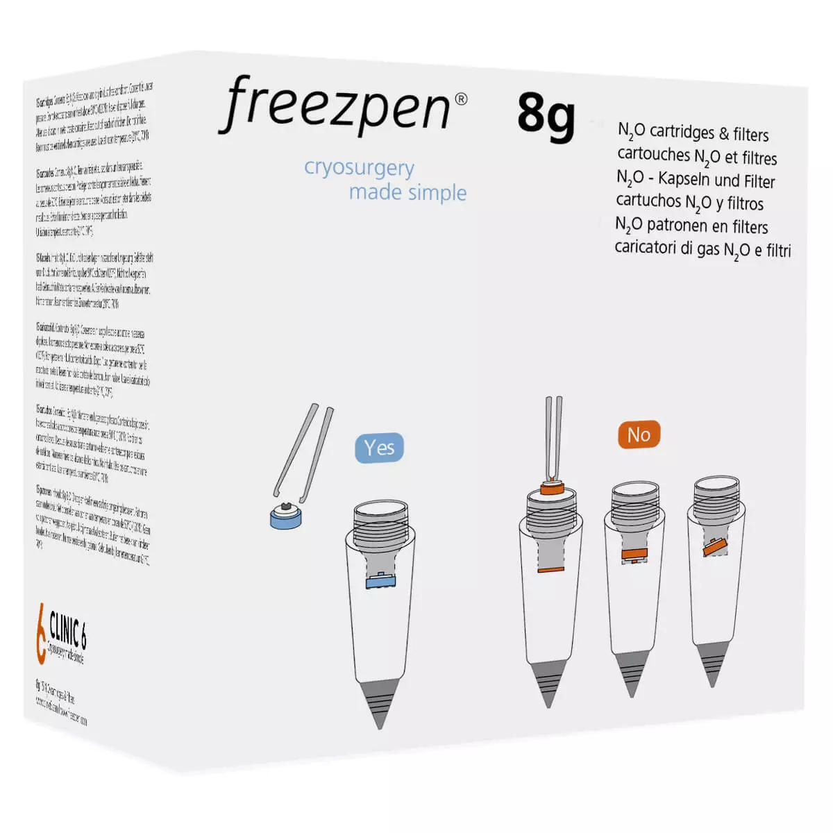 Freezpen Nachfüllpatronen für Freezpen Kryochirurgie-Gerät