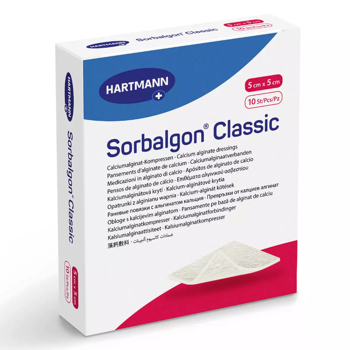 HARTMANN Sorbalgon Classic Alginat-Kompresse