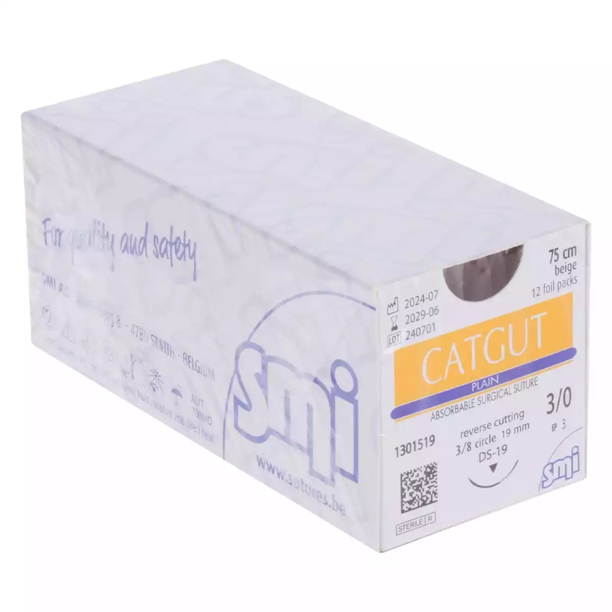 SMI Catgut Plain Nahtmaterial für Veterinärchirurgie SMI Catgut Plain Nahtmaterial für Veterinärchirurgie