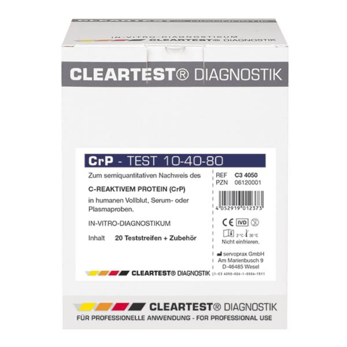 servoprax Cleartest CrP Test 10-40-80 servoprax Cleartest CrP Test 10-40-80