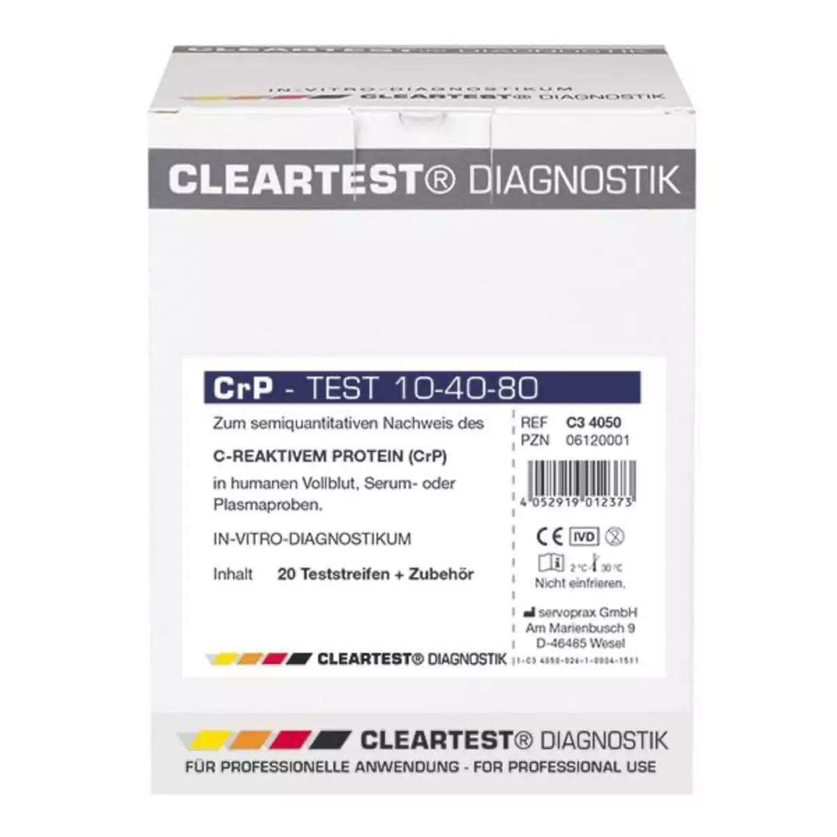 servoprax Cleartest CrP Test 10-40-80
