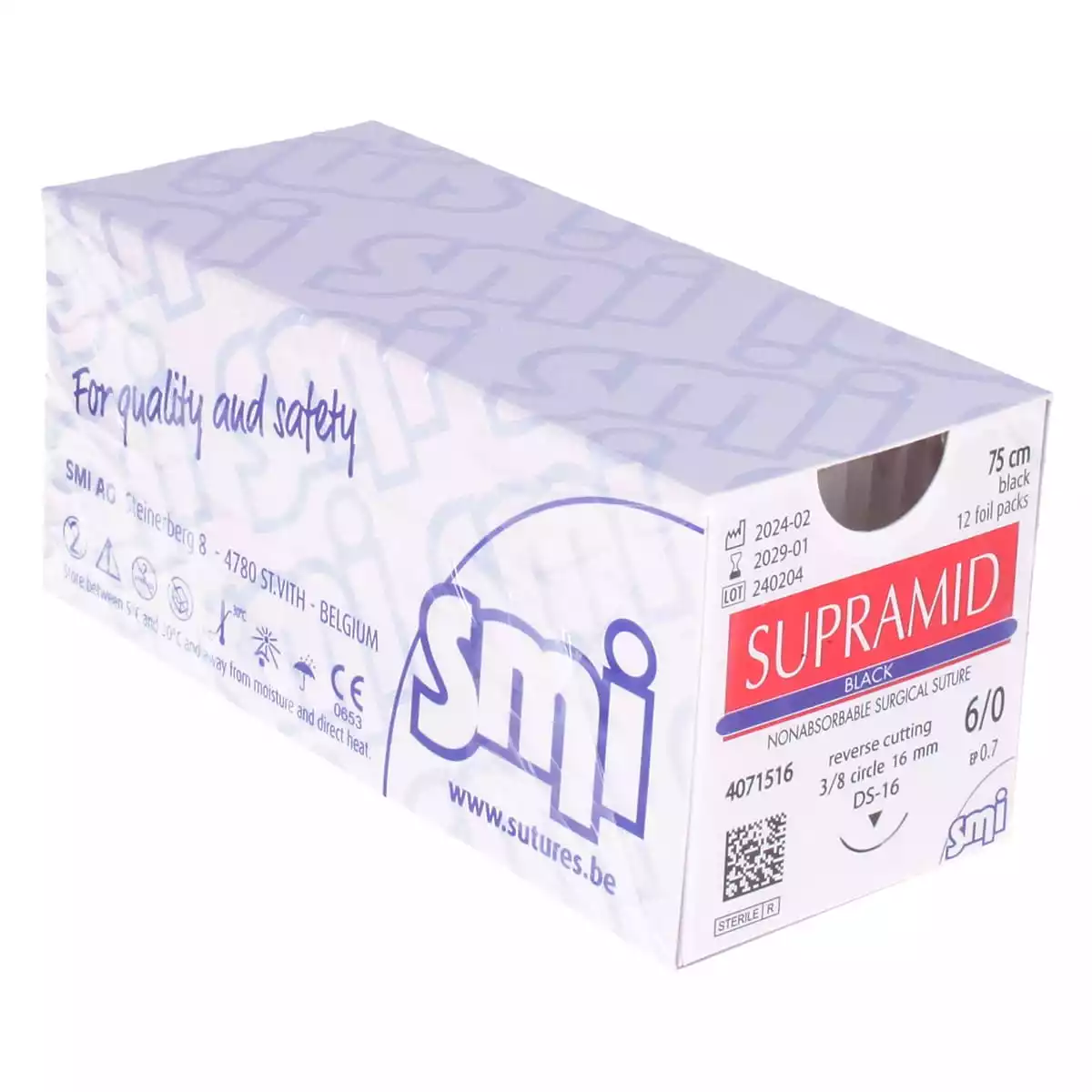 SMI Supramid Black Nahtmaterial