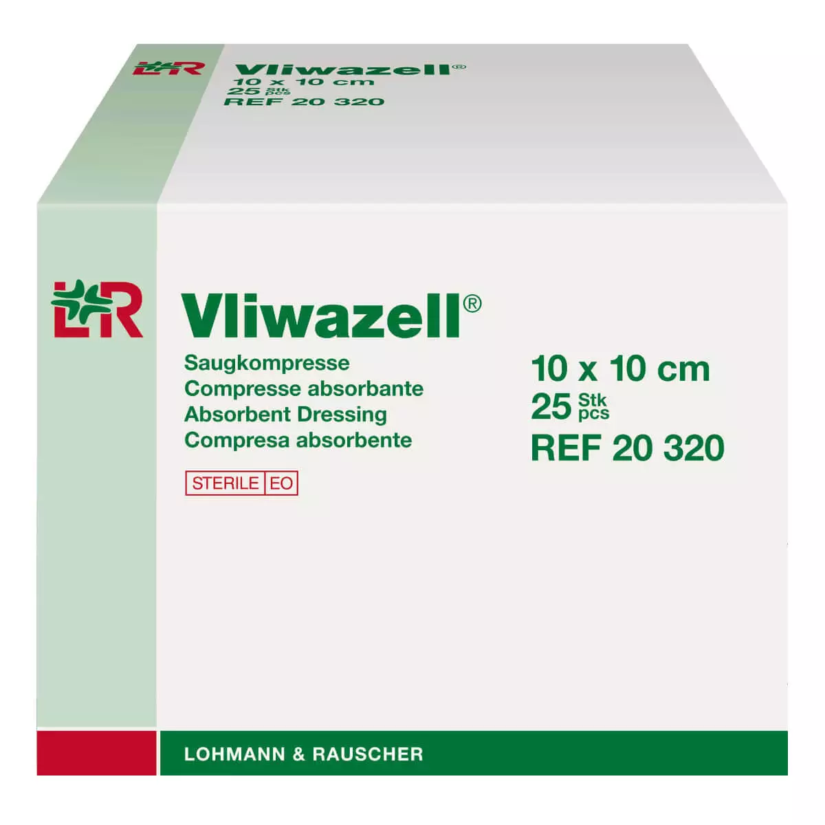 Lohmann & Rauscher Vliwazell sterile Saugkompressen