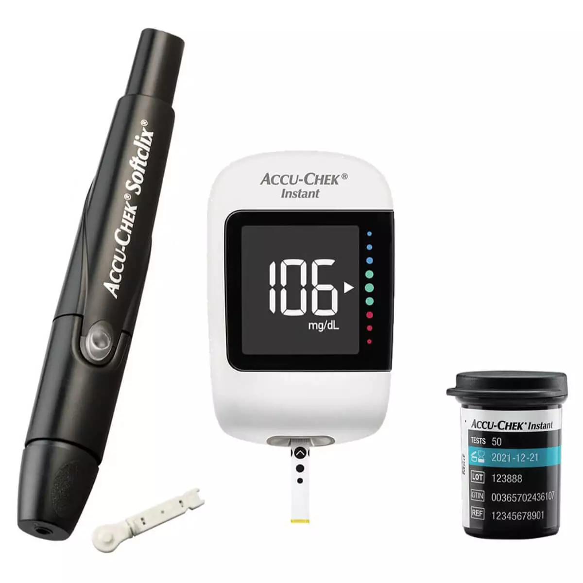 Roche Accu-Chek Instant Blutzuckermessgerät Set