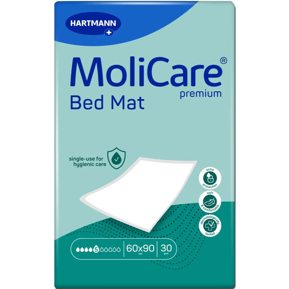 HARTMANN MoliCare Bed Mat Eco Bettschutzeinlagen 5 Tropfen HARTMANN MoliCare Bed Mat Eco Bettschutzeinlagen 5 Tropfen