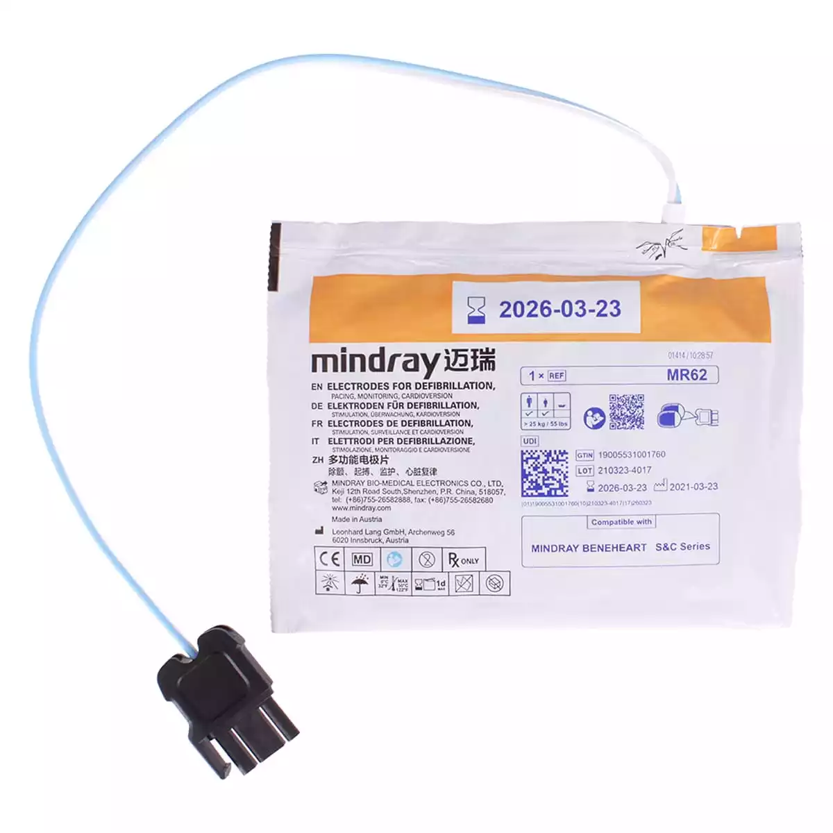 Mindray Elektrodenset für Mindray Defibrillator C-Serie