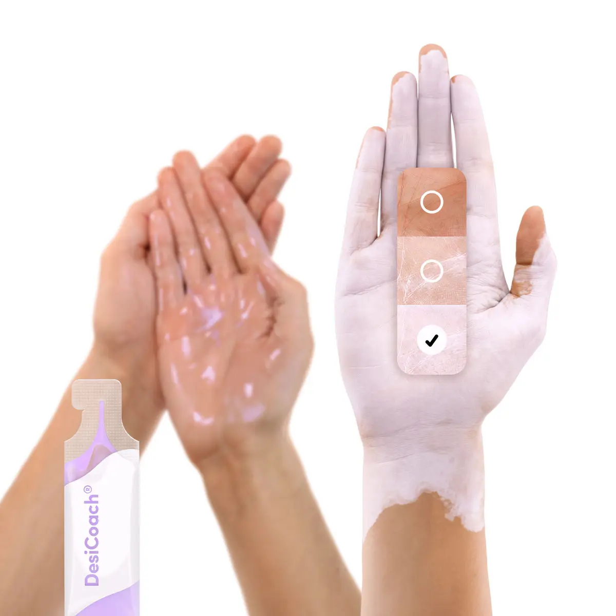 Heyfair DesiCoach 2Go white Händehygiene-Trainingsset