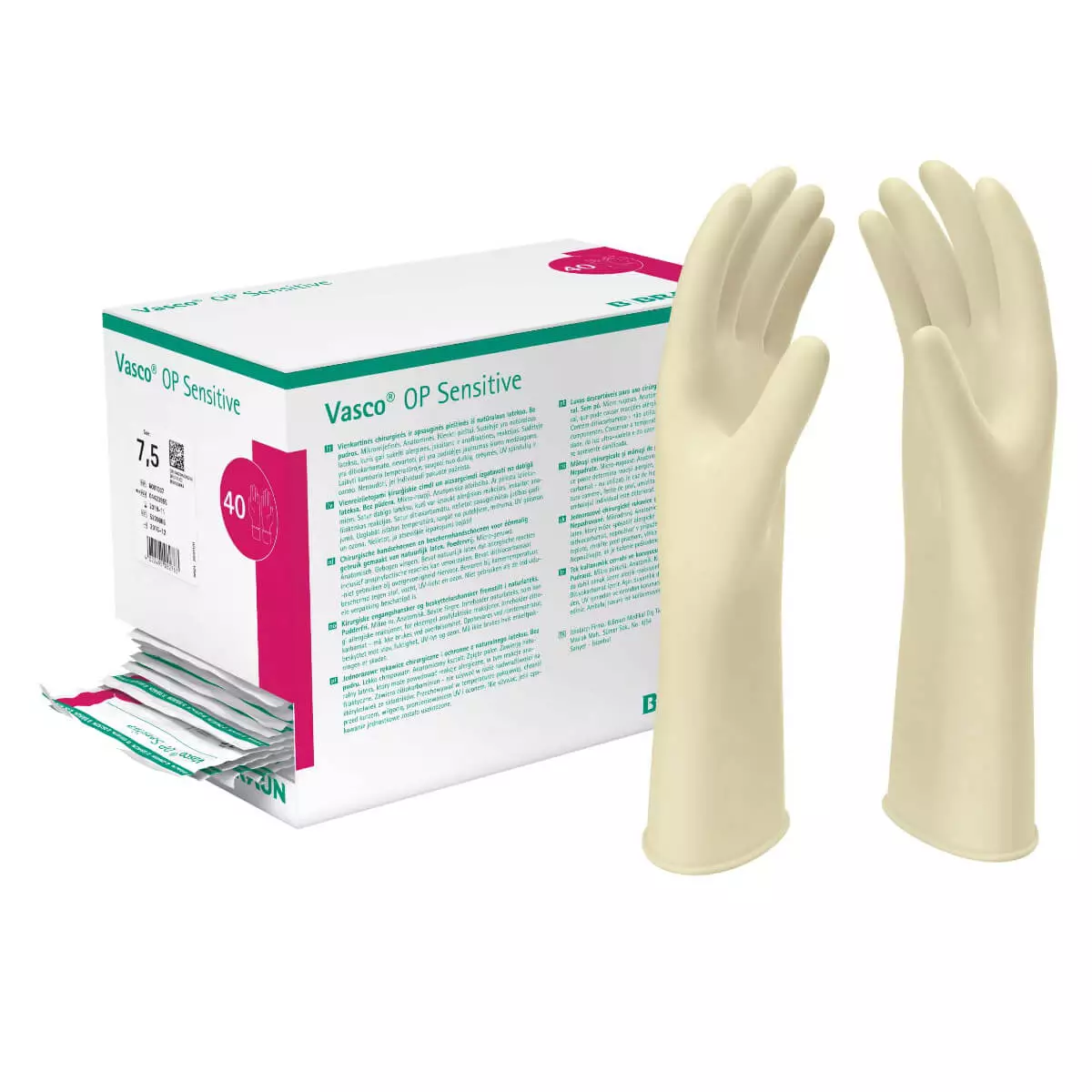 B. Braun Vasco OP Sensitive Latex-Operationshandschuhe