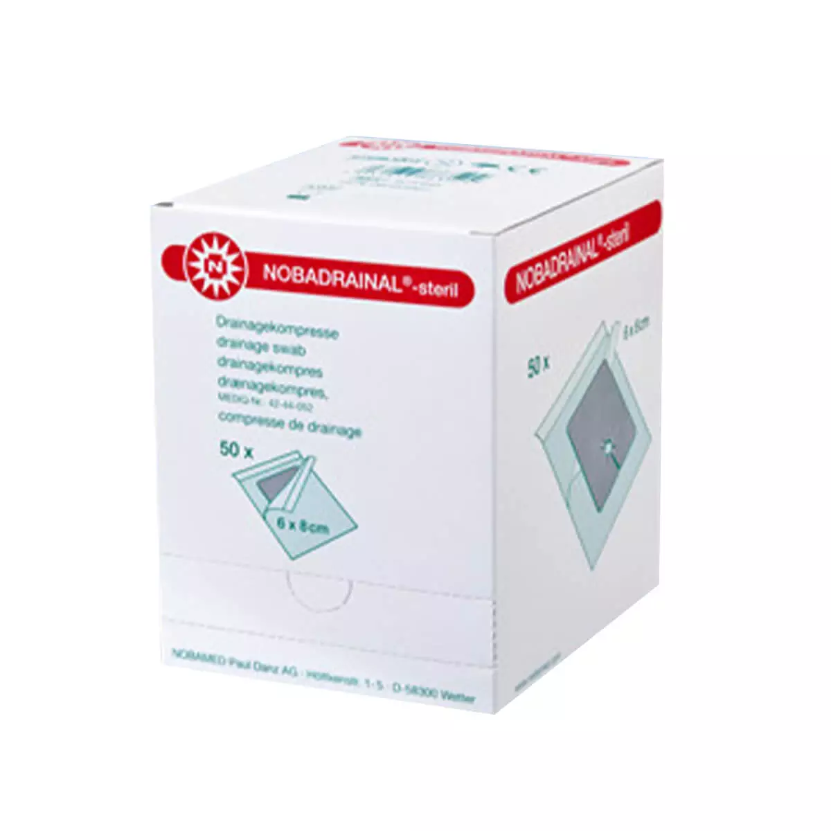 NOBAMED NOBADRAINAL sterile Drainagekompresse