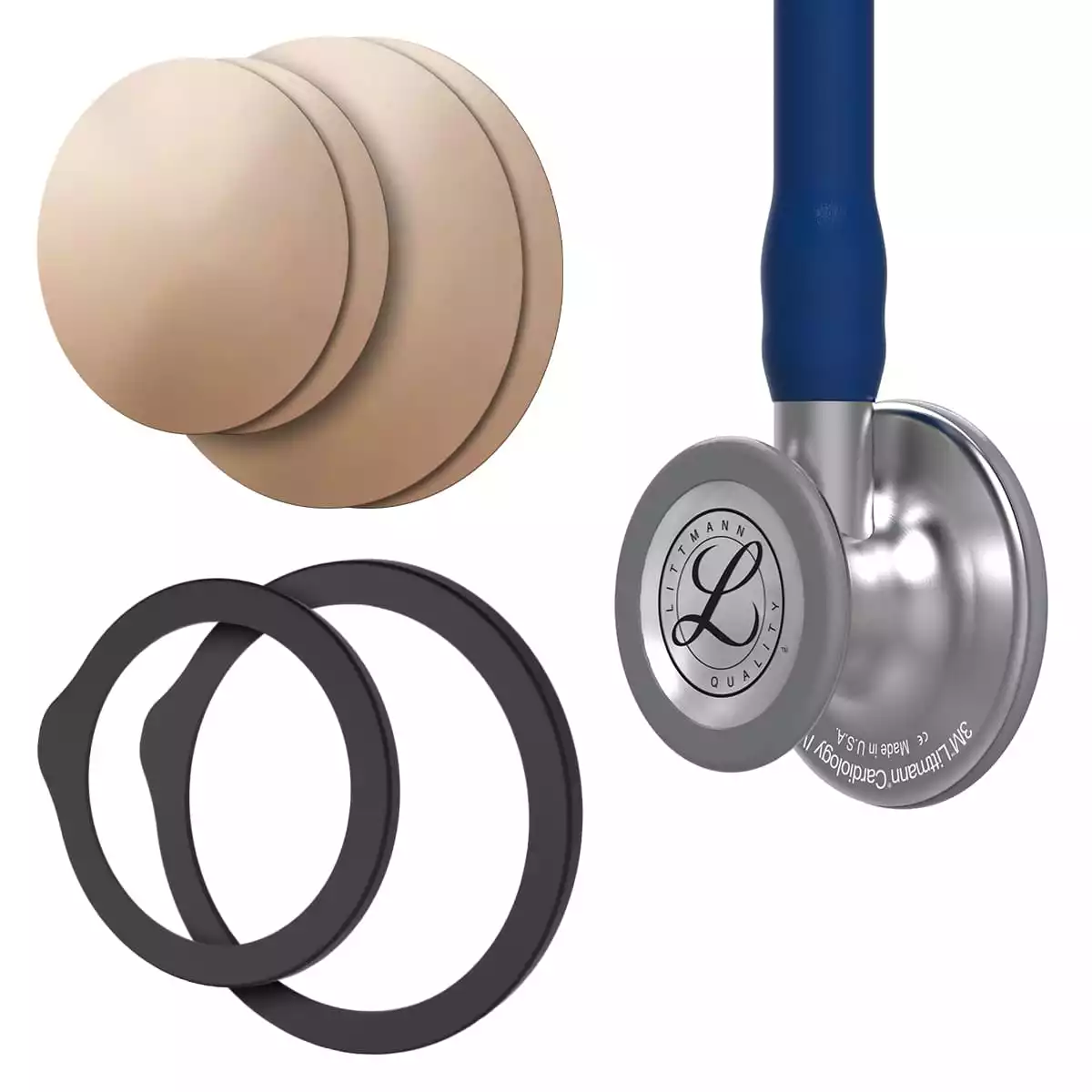 DocCheck Thïngs Spar-Bundle: Littmann® Cardiology IV™ Stethoskop + antimikrobielle Kupfermembran "Drums"
