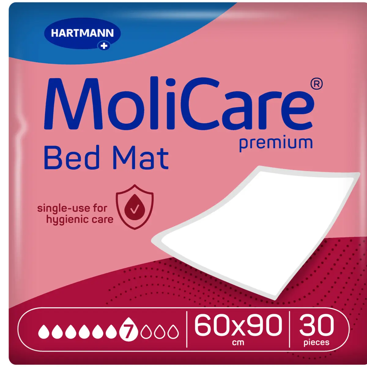 HARTMANN MoliCare Premium Bed Mat Bettschutzeinlagen 7 Tropfen HARTMANN MoliCare Premium Bed Mat Bettschutzeinlagen 7 Tropfen