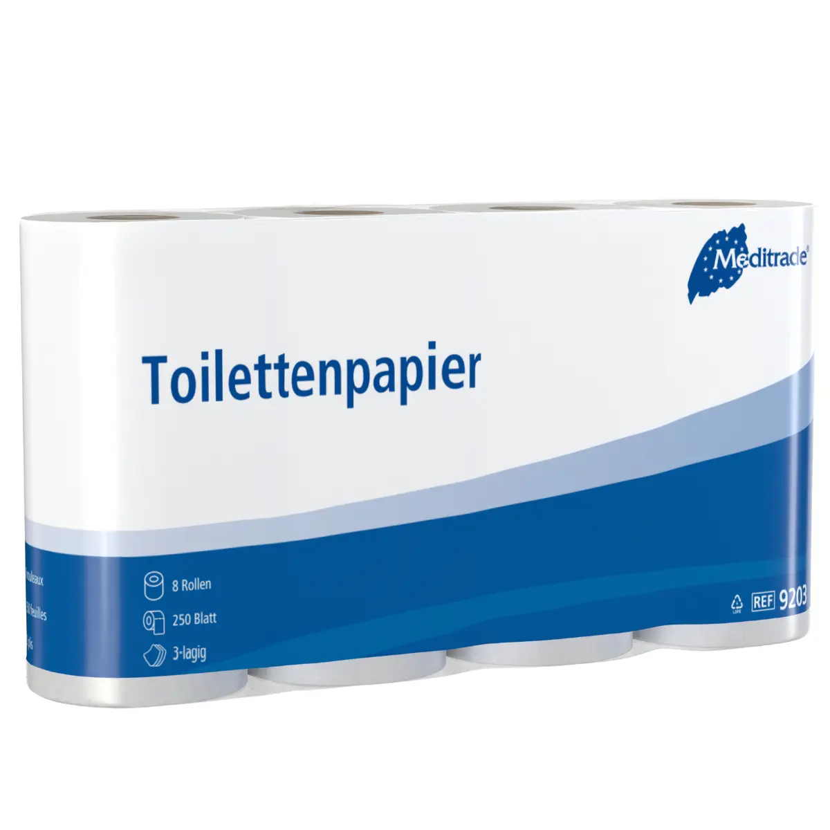 Meditrade Weißes Toilettenpapier
