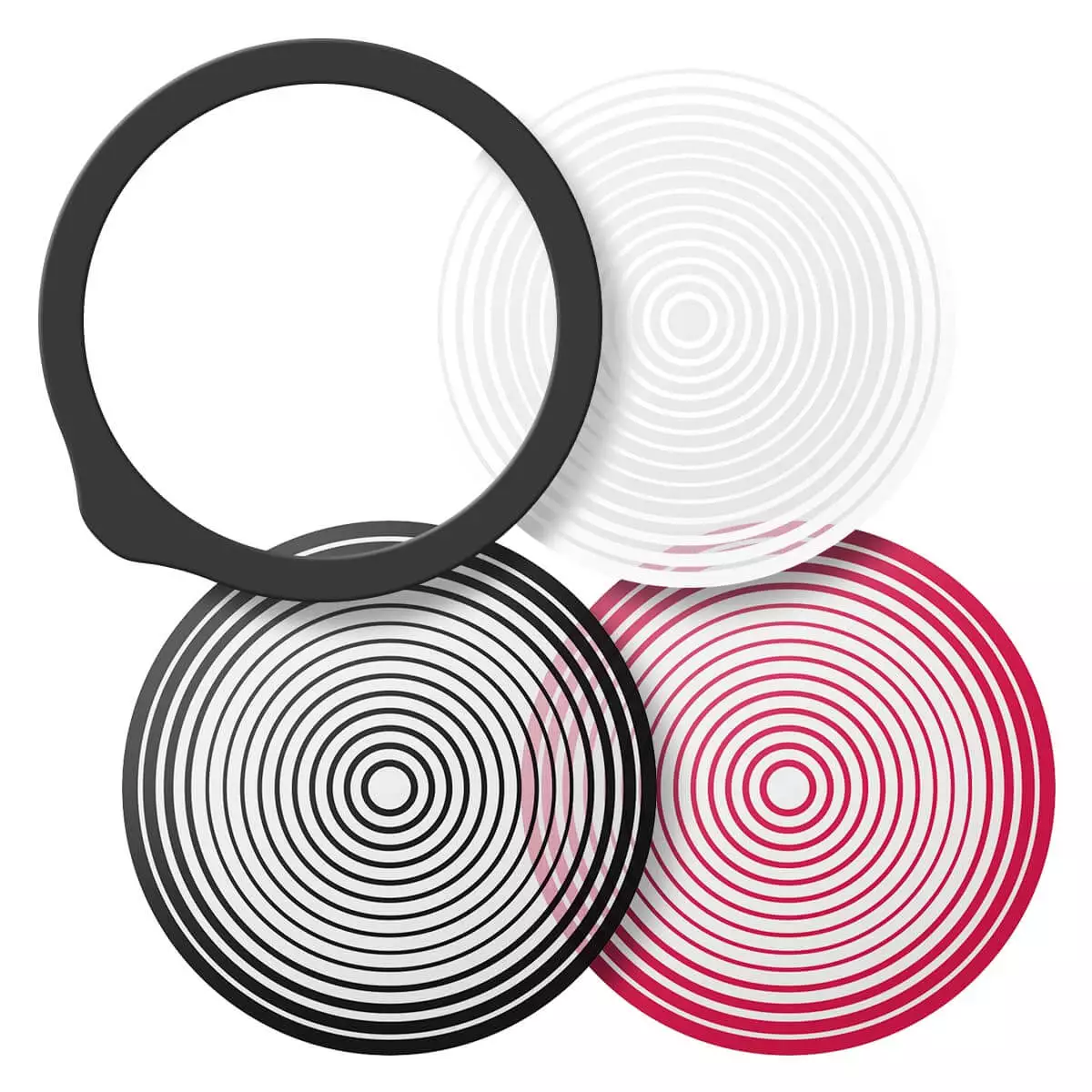 DocCheck Thïngs Bedruckte Fiberglas-Membransets "Drums"